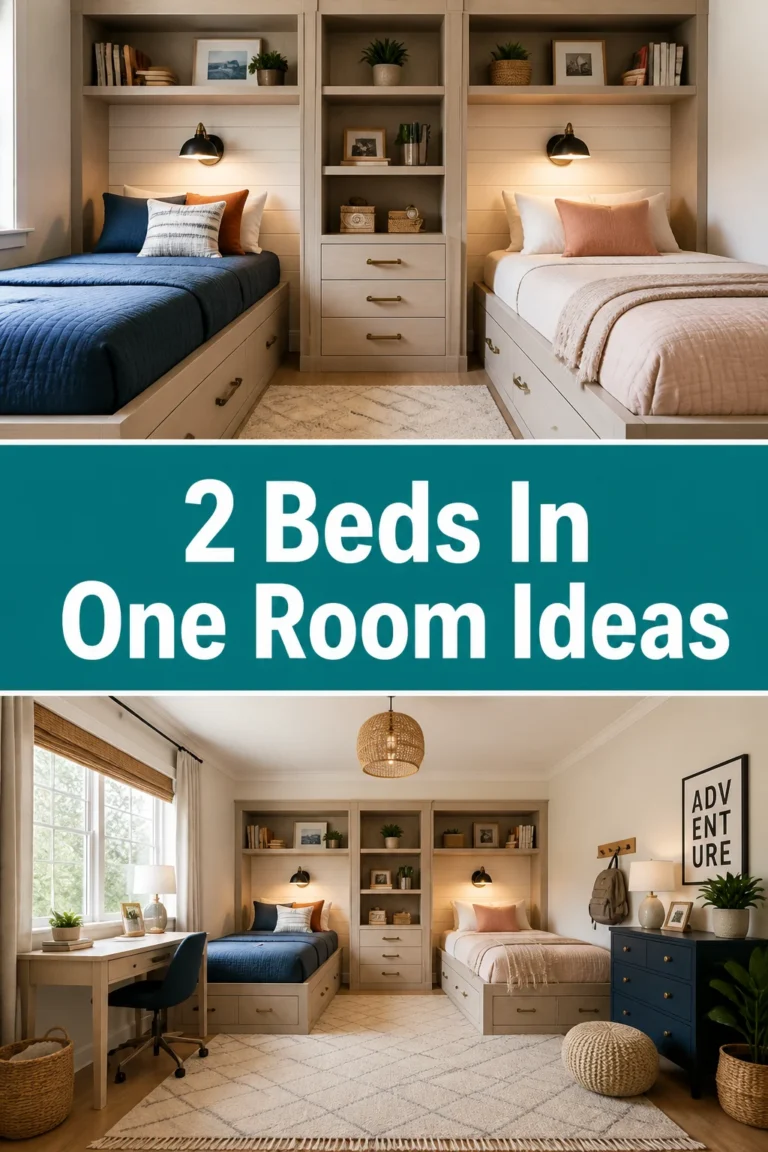 🛏 2 Beds In One Room Ideas