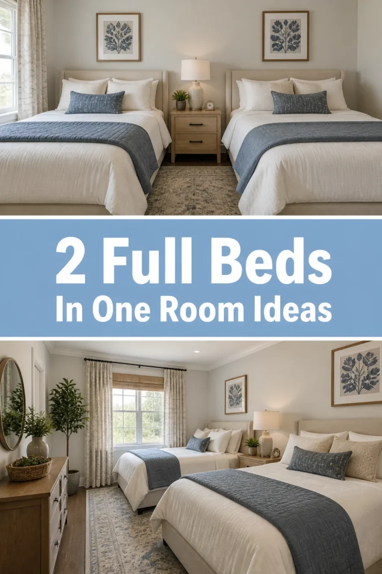 🛌 2 Full Beds In One Room Ideas