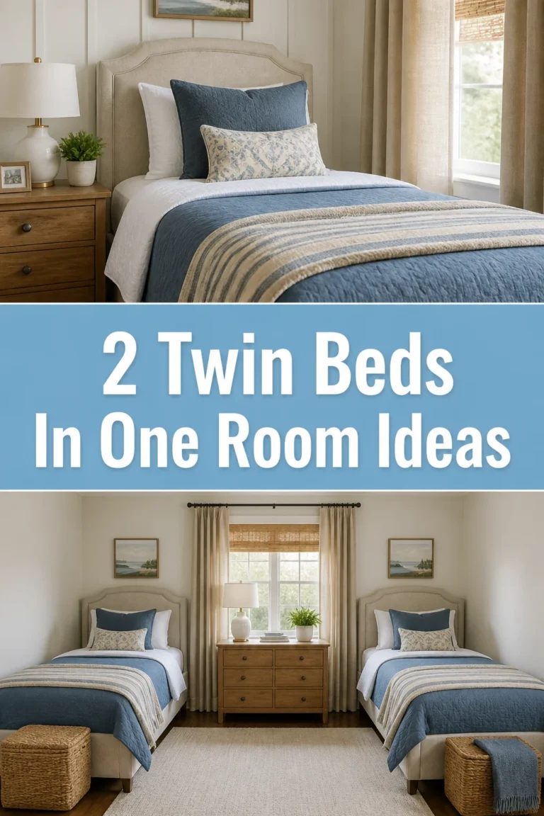 🛌 2 Twin Beds In One Room Ideas
