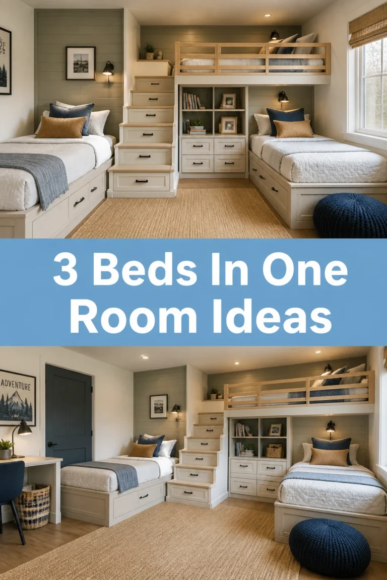 🛏️ 3 Beds In One Room Ideas