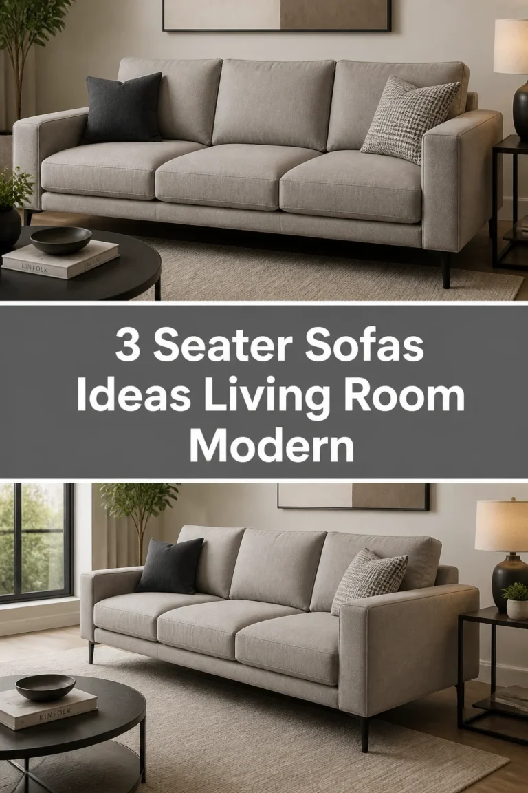 🛋️ 3 Seater Sofas Ideas Living Room Modern