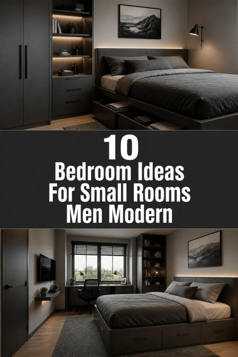 ✨ 10 Bedroom Ideas For Small Rooms Men Modern