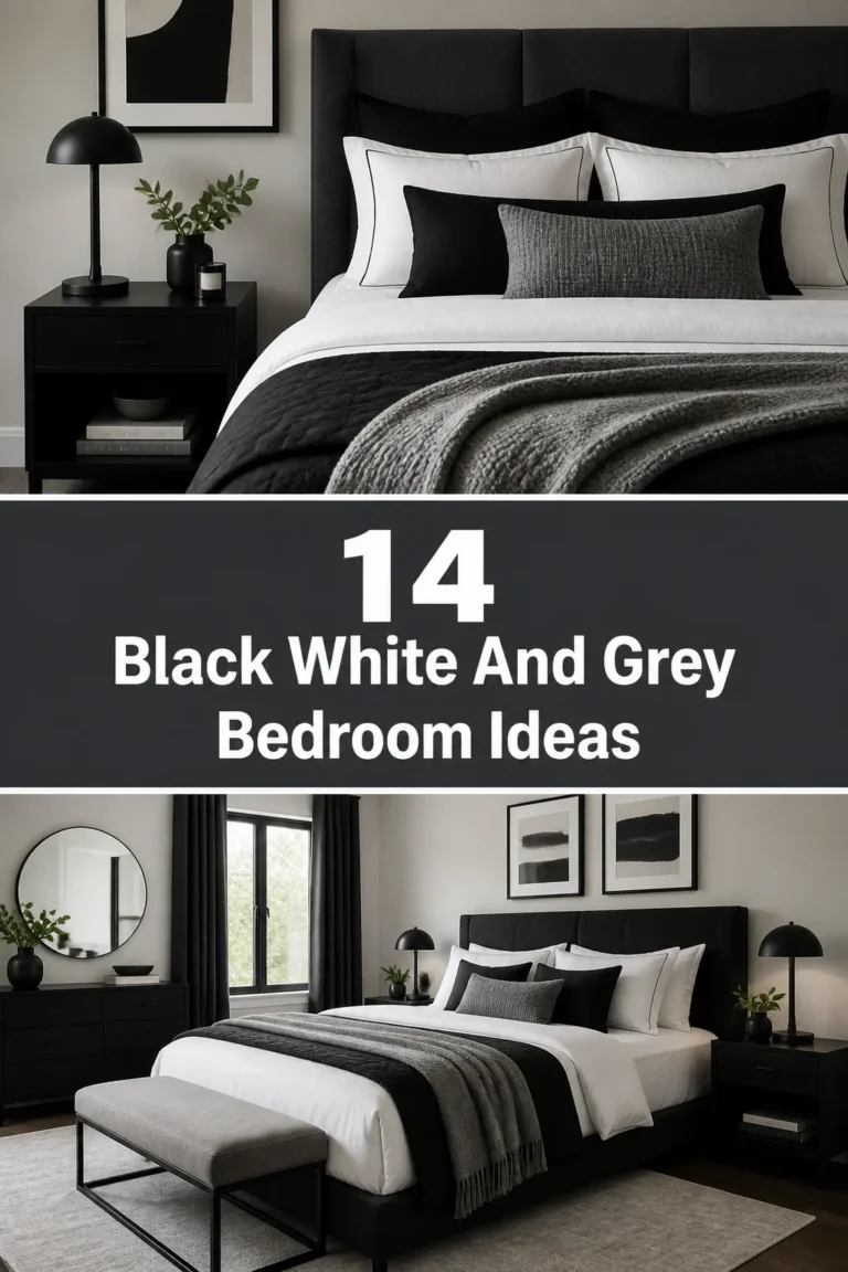 🔳 14 Black White And Grey Bedroom Ideas