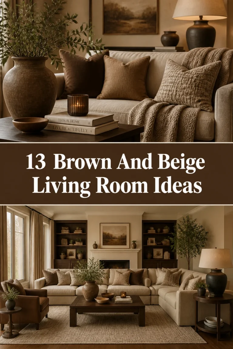 🏠 13 Brown And Beige Living Room Ideas
