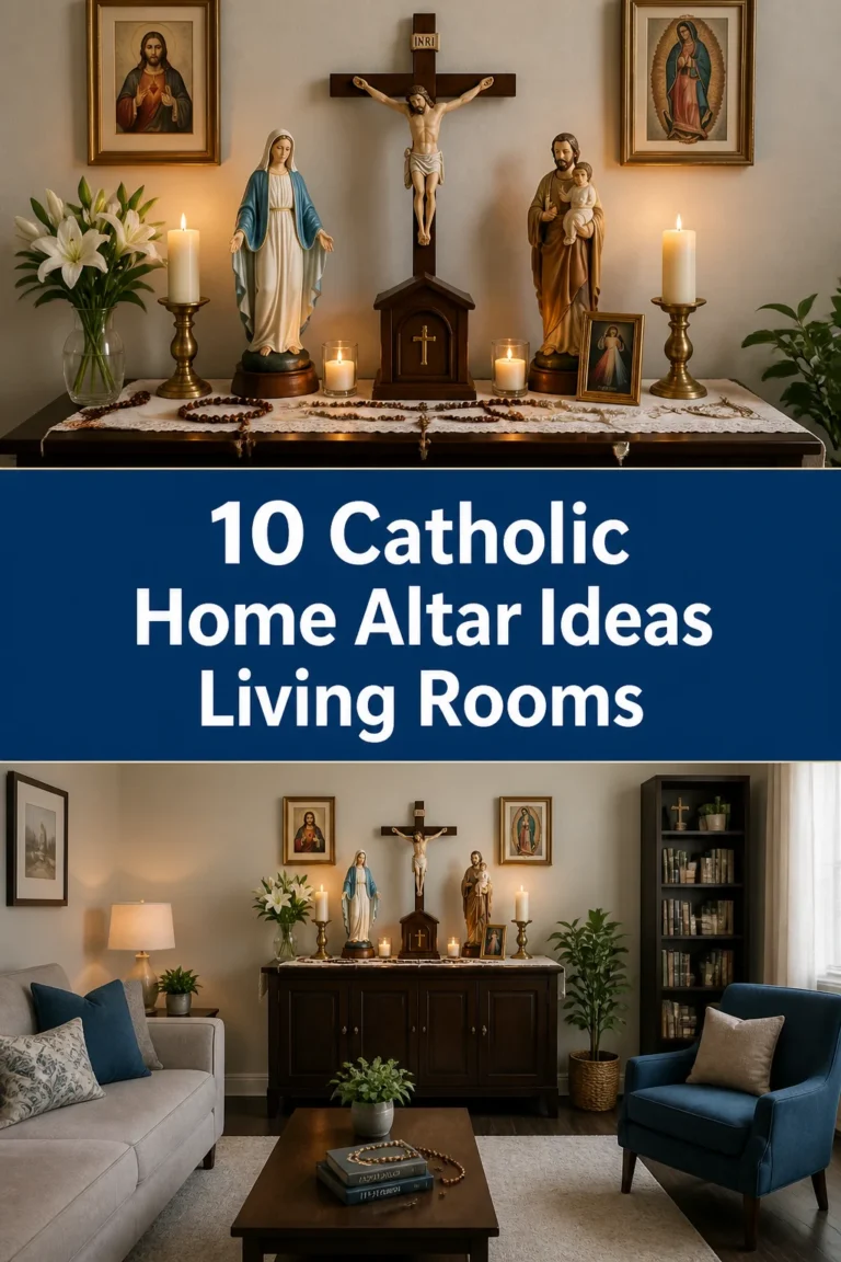 🕯️ 10 Catholic Home Altar Ideas Living Rooms