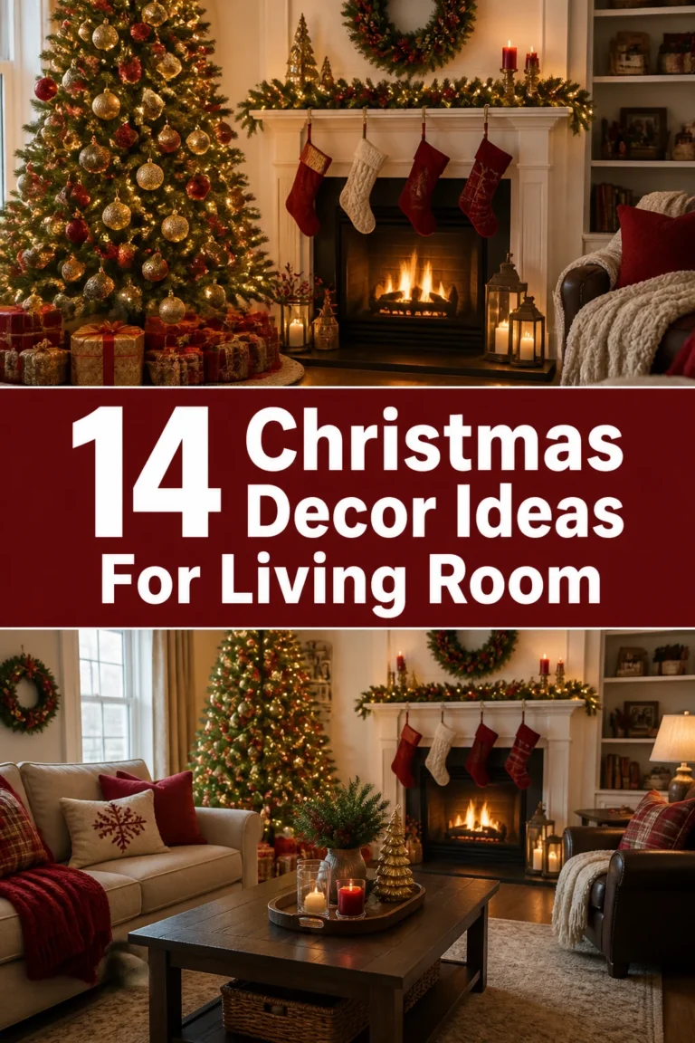 🎄 14 Christmas Decor Ideas For Living Room