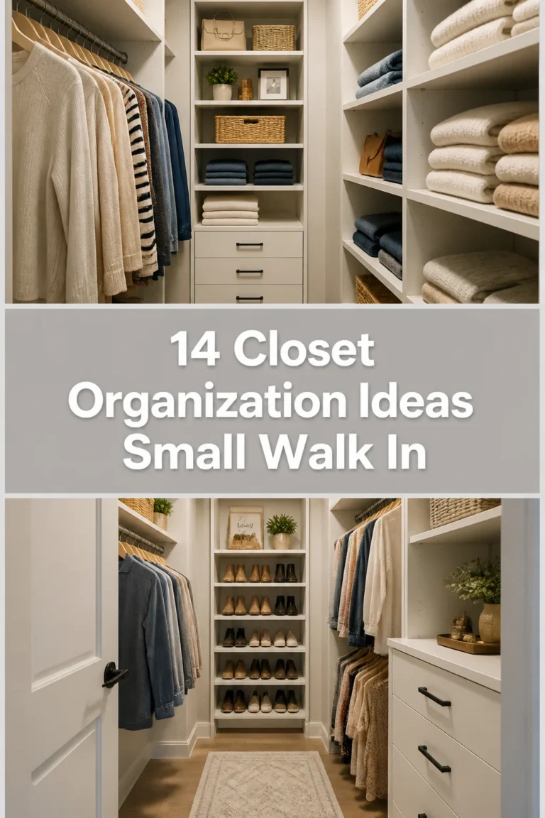 👗 14 Closet Organization Ideas Small Walk In