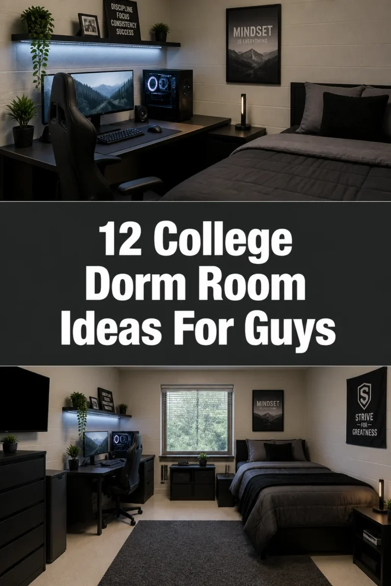 🎮 12 College Dorm Room Ideas For Guys