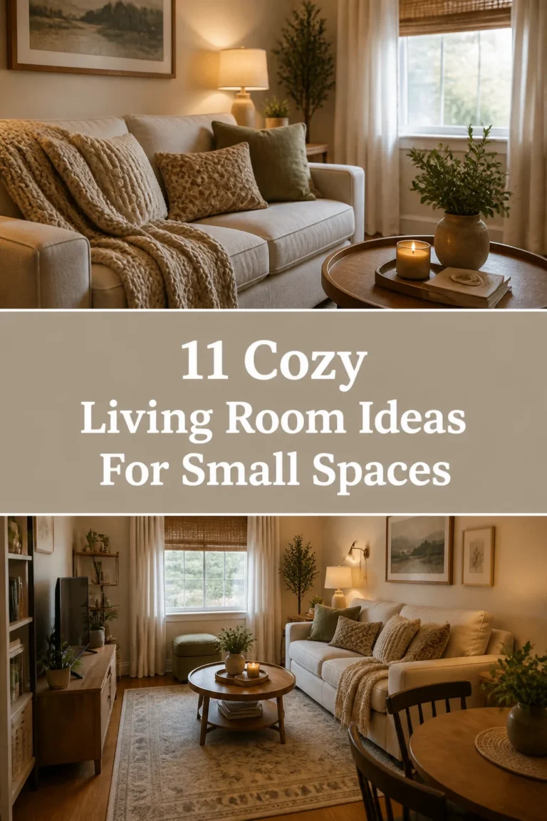 🧿 11 Cozy Living Room Ideas For Small Spaces
