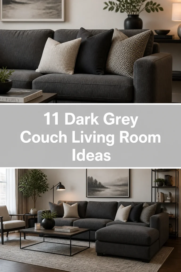 🛋 11 Dark Grey Couch Living Room Ideas