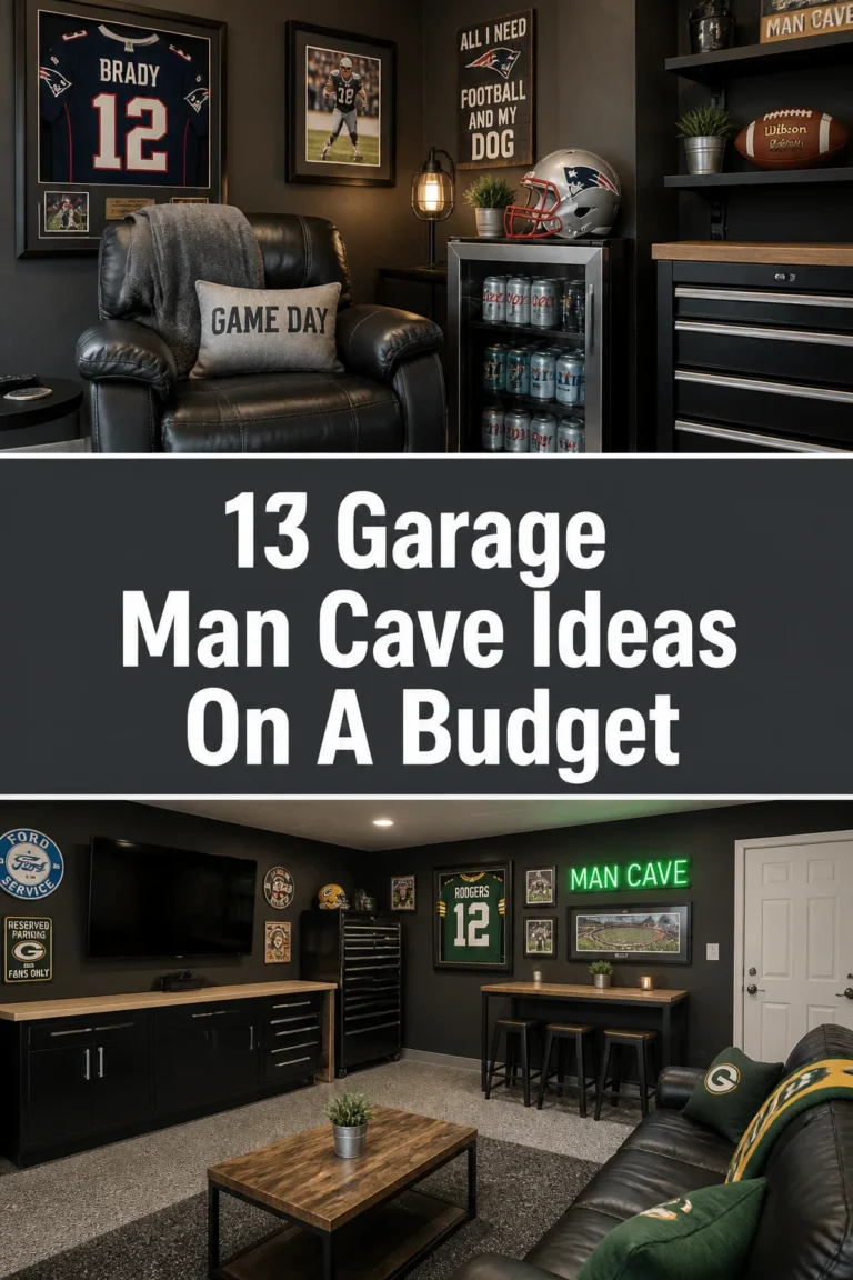 🛡 13 Garage Man Cave Ideas On A Budget