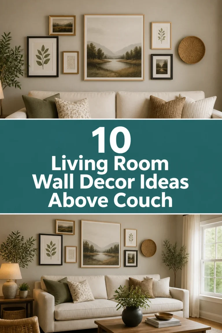 🖼️ 10 Living Room Wall Decor Ideas Above Couch