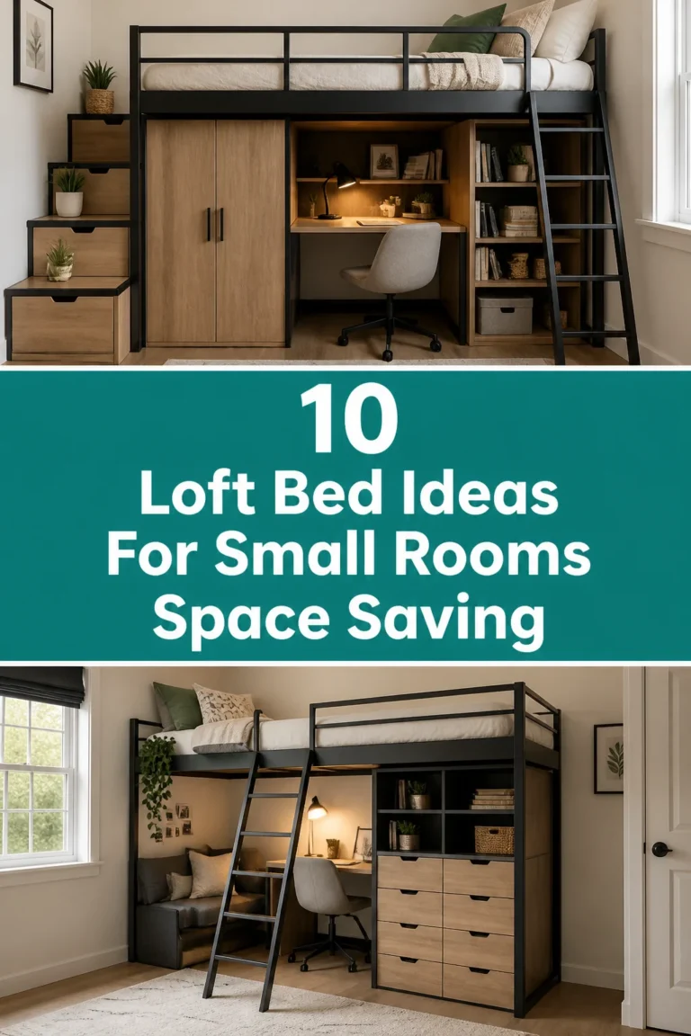 🛌 10 Loft Bed Ideas For Small Rooms Space Saving
