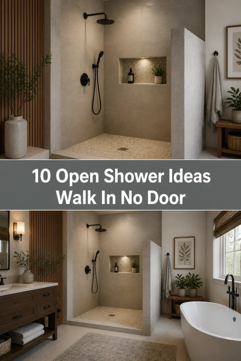 🚿 10 Open Shower Ideas Walk In No Door