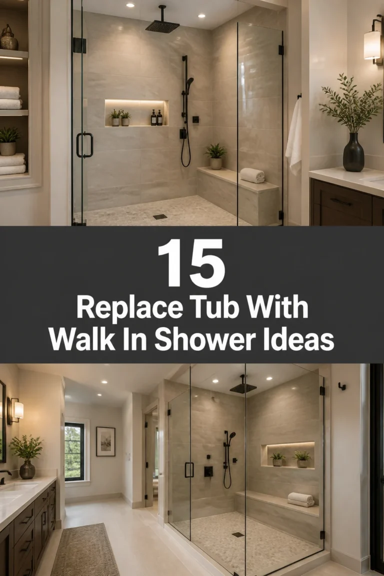 🚿 15 Replace Tub With Walk In Shower Ideas