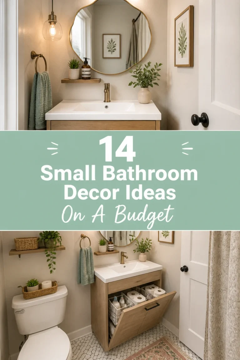 🛁 14 Small Bathroom Decor Ideas On A Budget