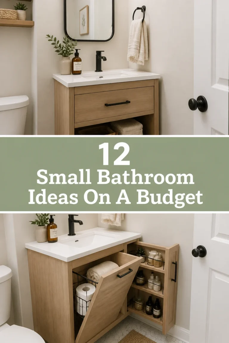 ✨ 12 Small Bathroom Ideas On A Budget