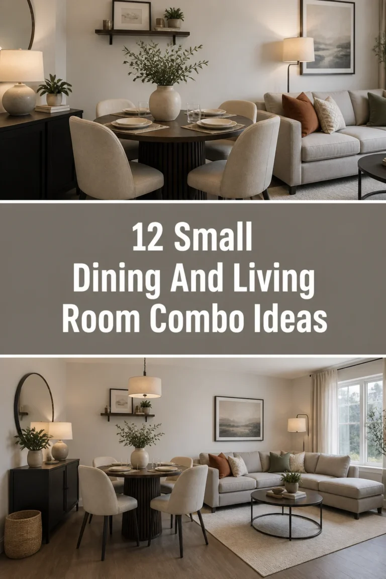 🏡 12 Small Dining And Living Room Combo Ideas