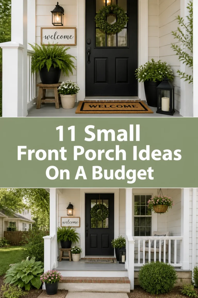 🏡 11 Small Front Porch Ideas On A Budget