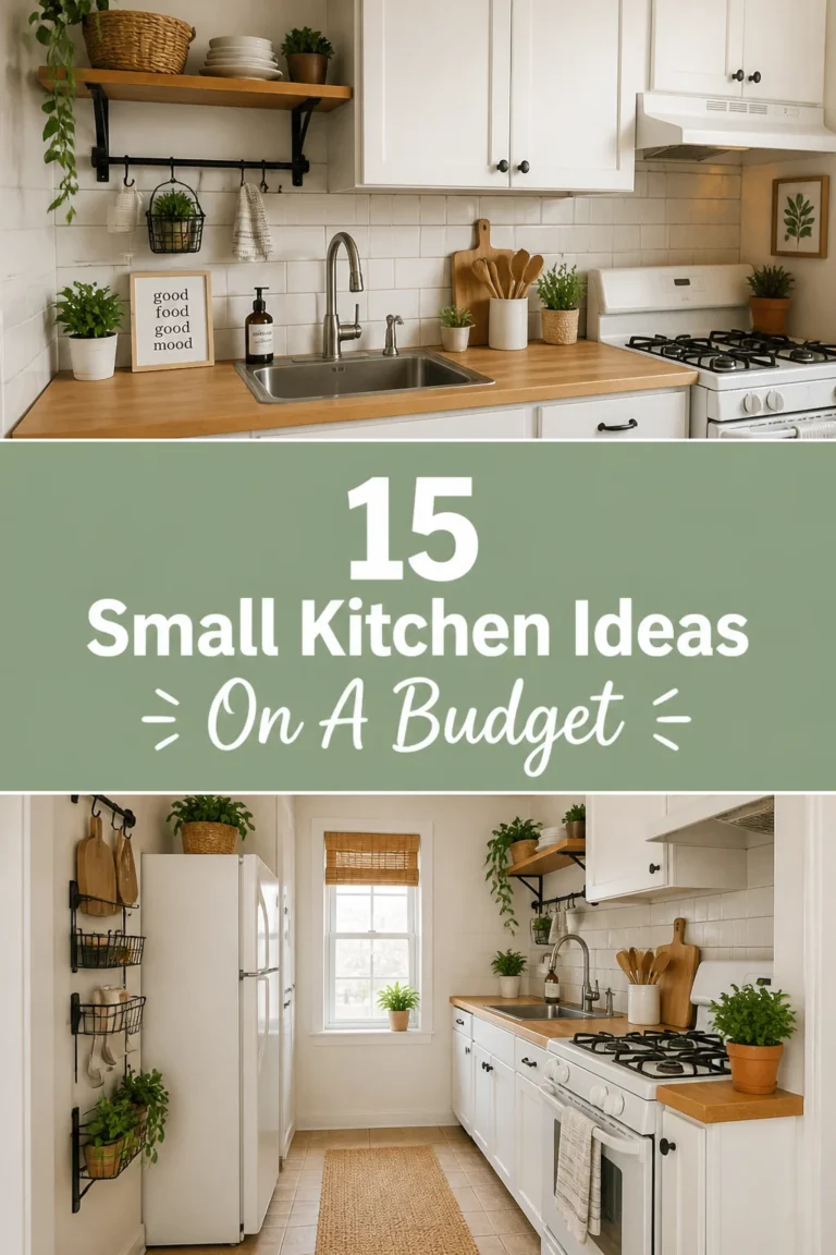 🏡 15 Small Kitchen Ideas On A Budget