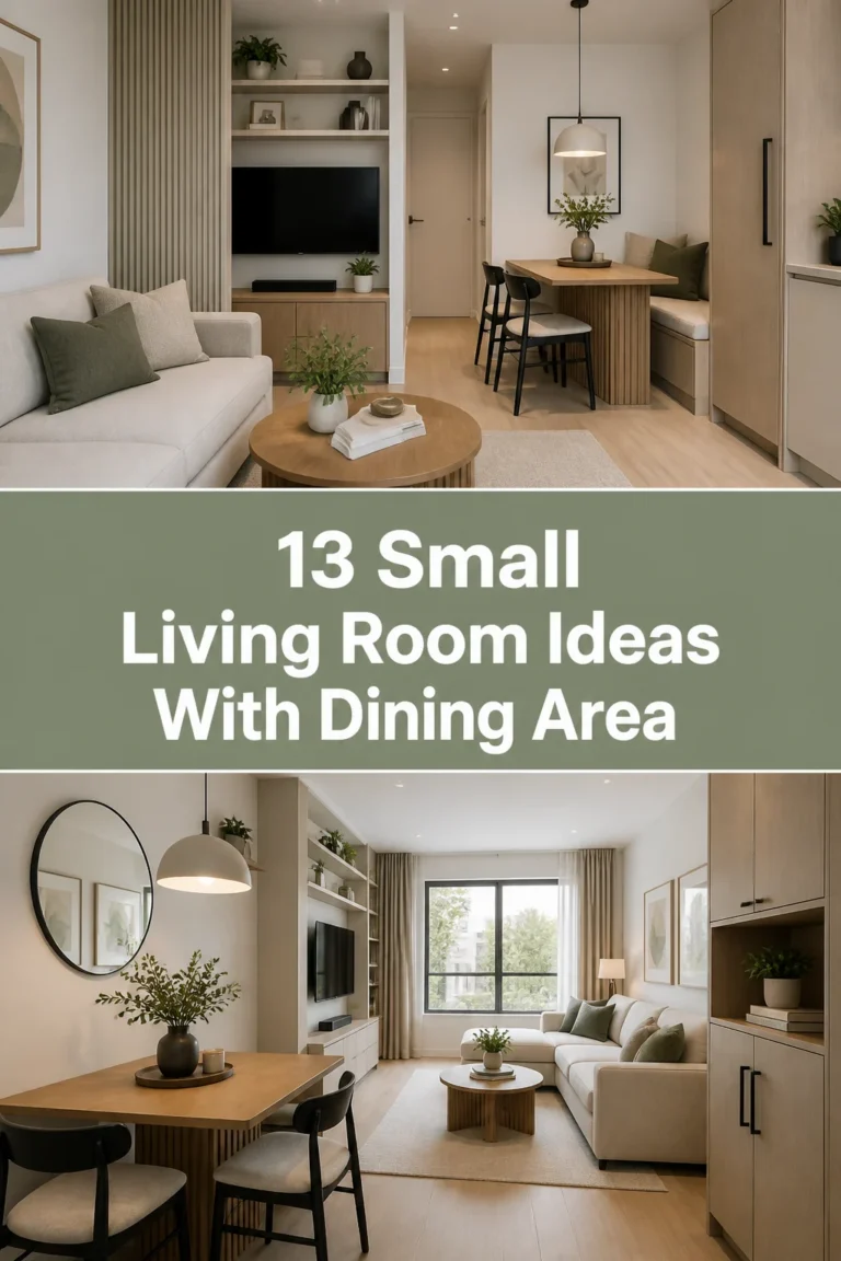 🛋️ 13 Small Living Room Ideas With Dining Area