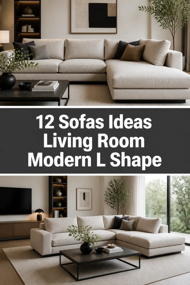 🛋️ 12 Sofas Ideas Living Room Modern L Shape