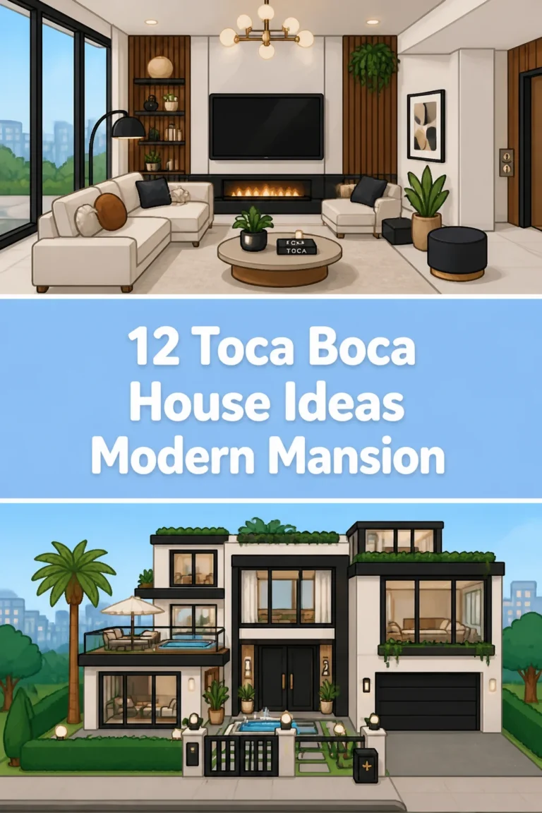 🏡 12 Toca Boca House Ideas Modern Mansion