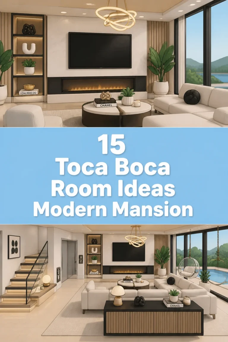 🏡 15 Toca Boca Room Ideas Modern Mansion