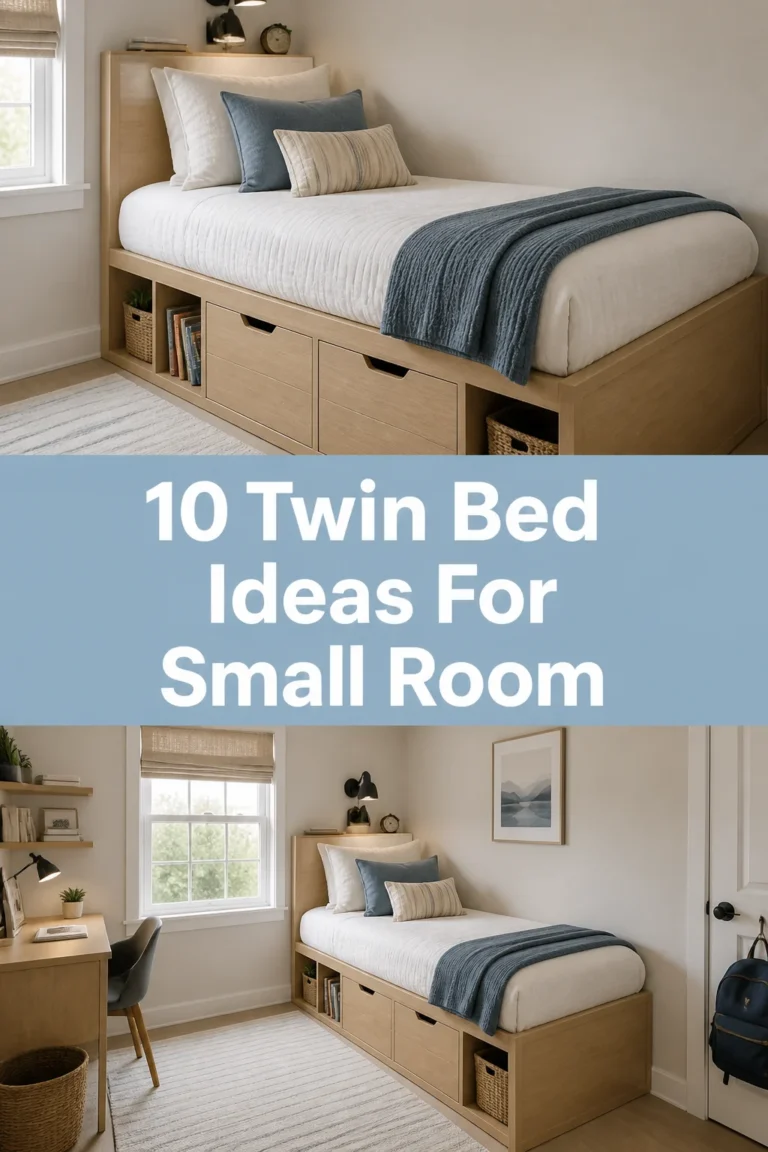 🛌 10 Twin Bed Ideas For Small Room