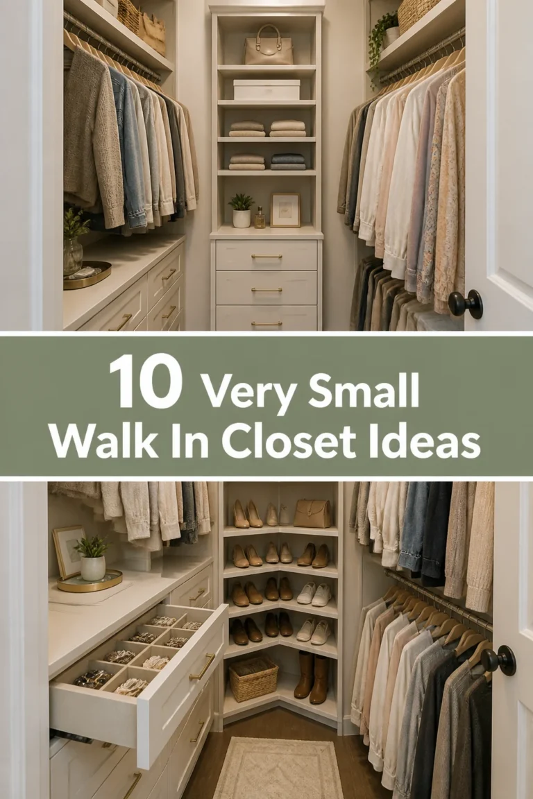 🤏 10 Very Small Walk In Closet Ideas