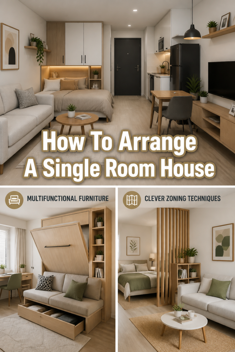 How To Arrange A Single Room House