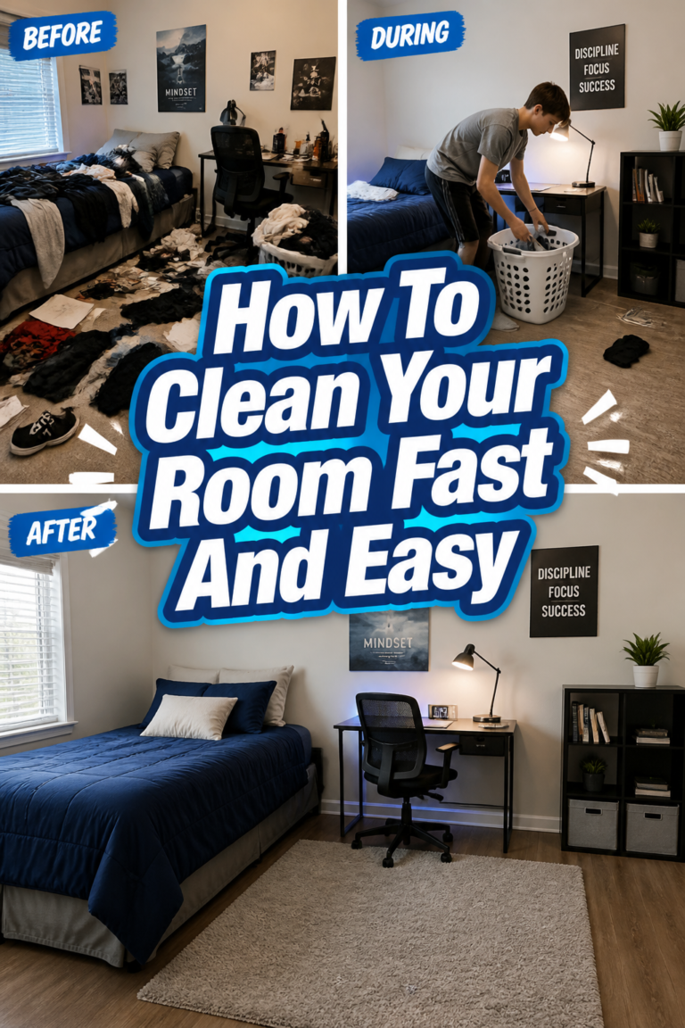 ✨ How To Clean Your Room Fast And Easy