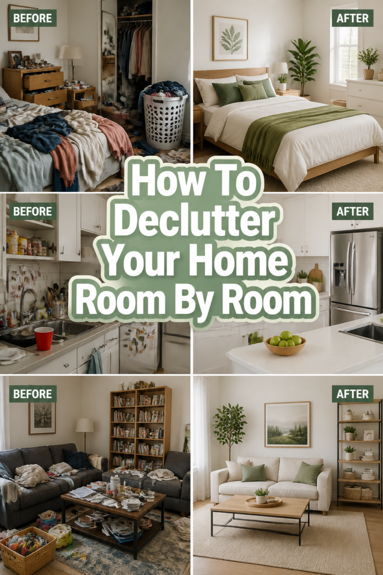 🏡 How To Declutter Your Home Room By Room