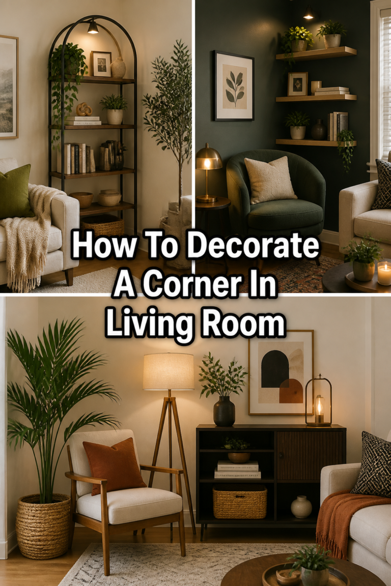 🛋️ How To Decorate A Corner In Living Room