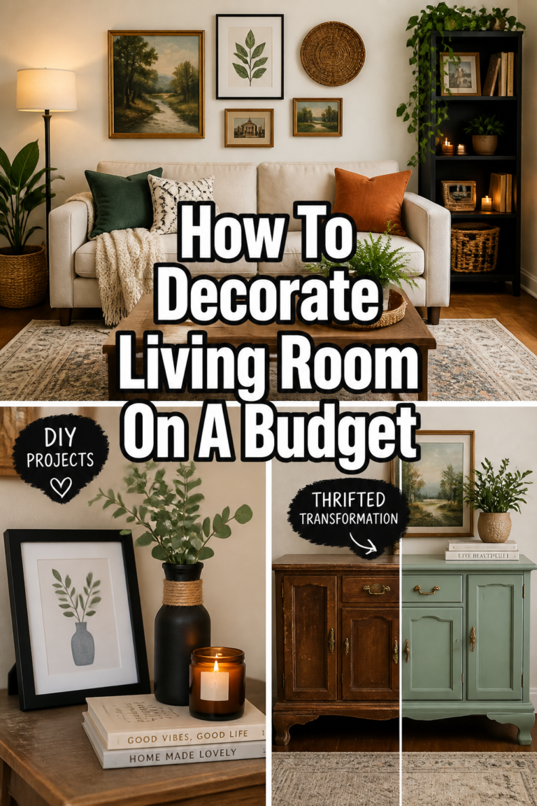 🛋️ How To Decorate Living Room On A Budget