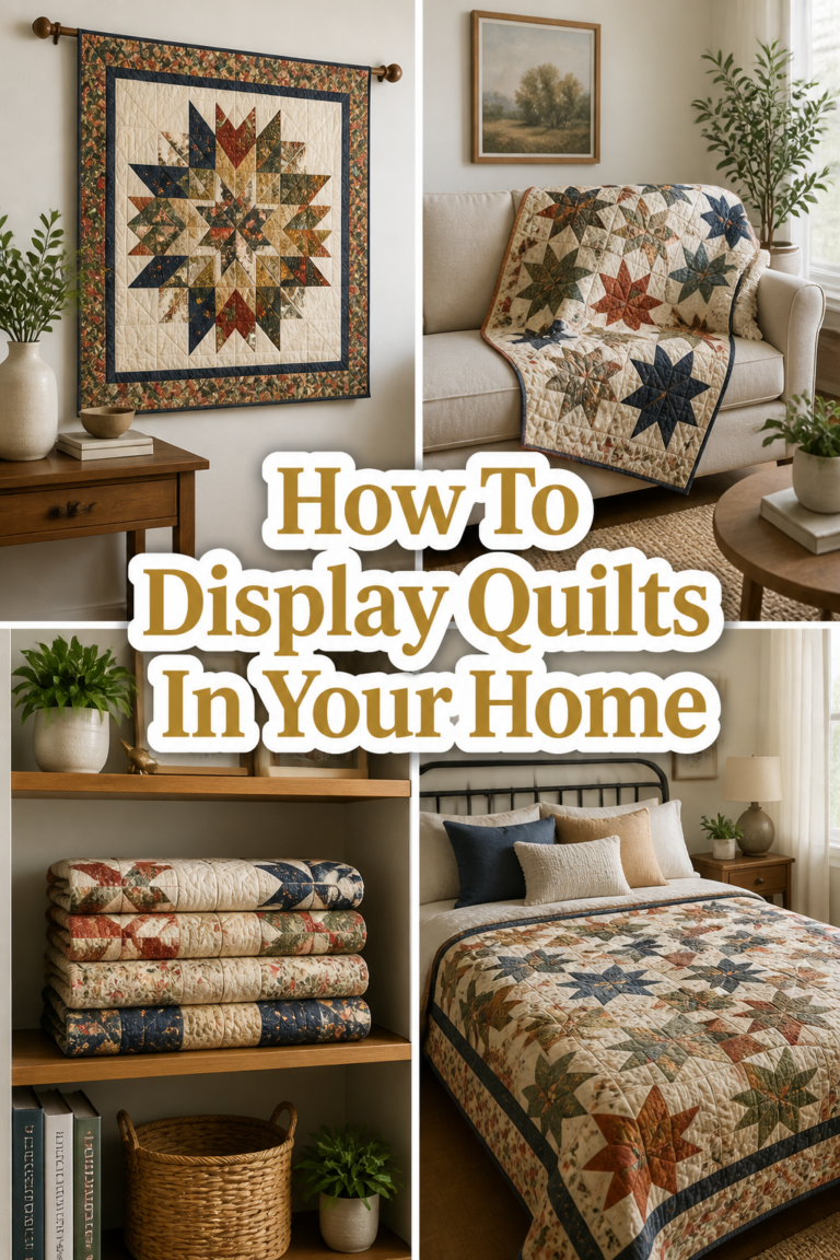 🧵 How To Display Quilts In Your Home