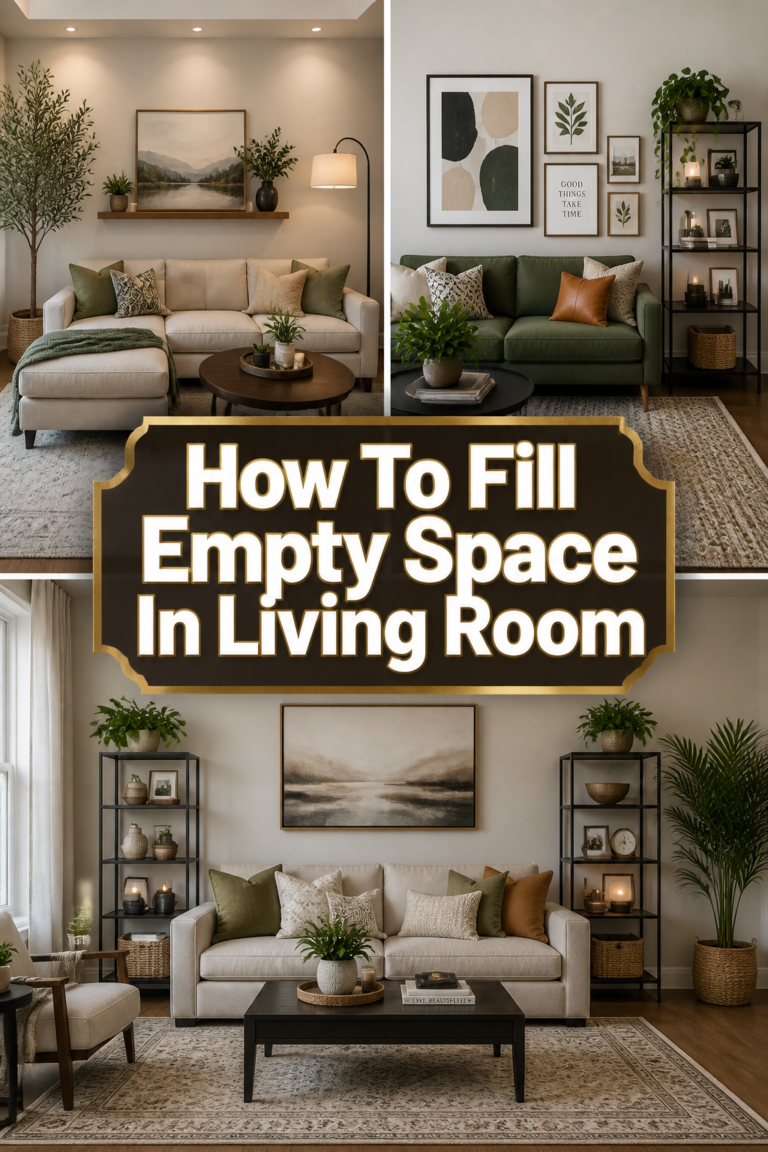 🛋️ How To Fill Empty Space In Living Room