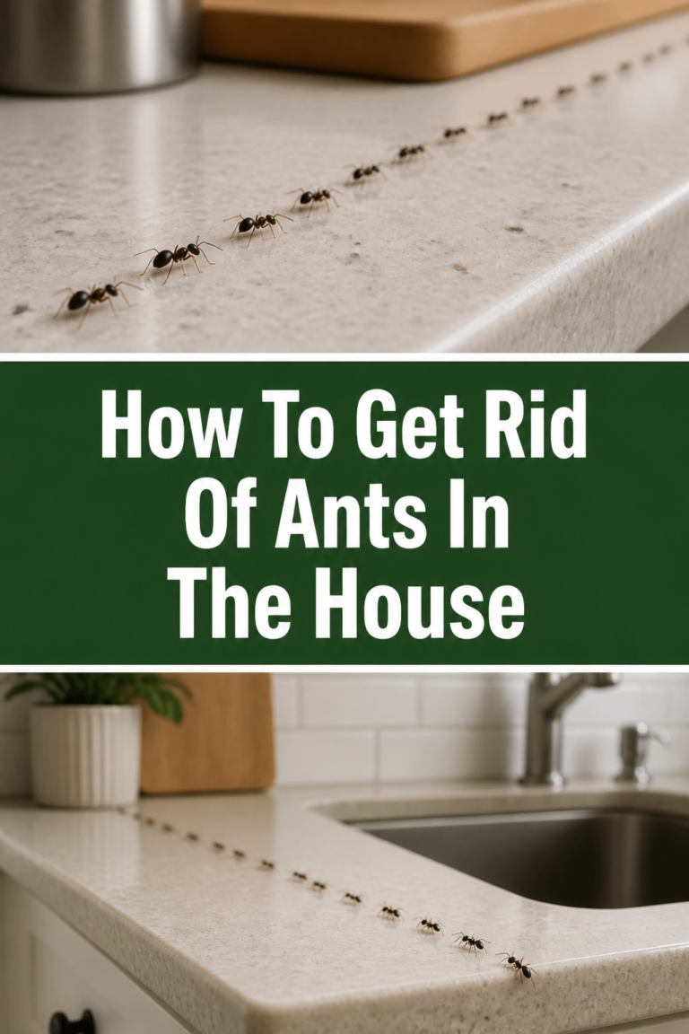 How To Get Rid Of Ants In The House