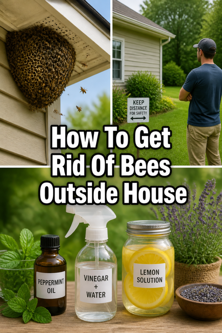 🐝 How To Get Rid Of Bees Outside House