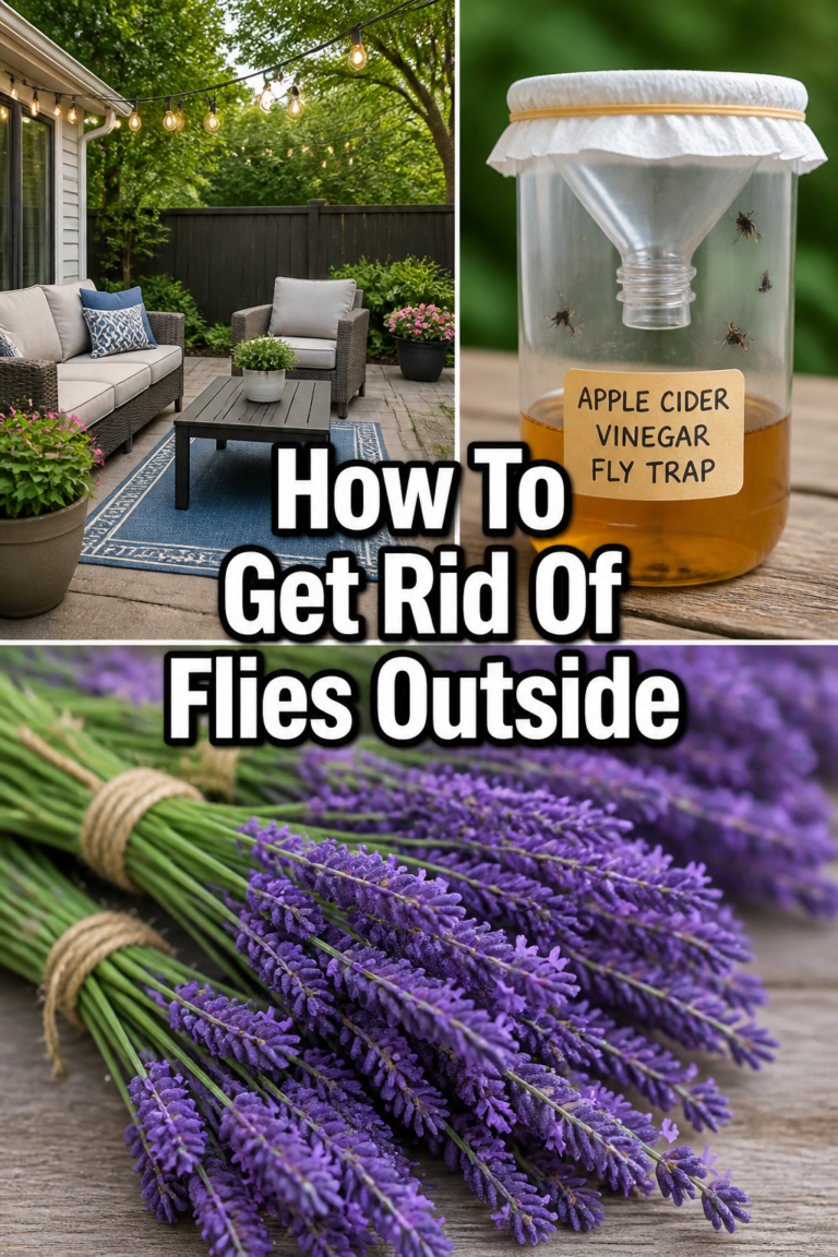 How To Get Rid Of Flies Outside