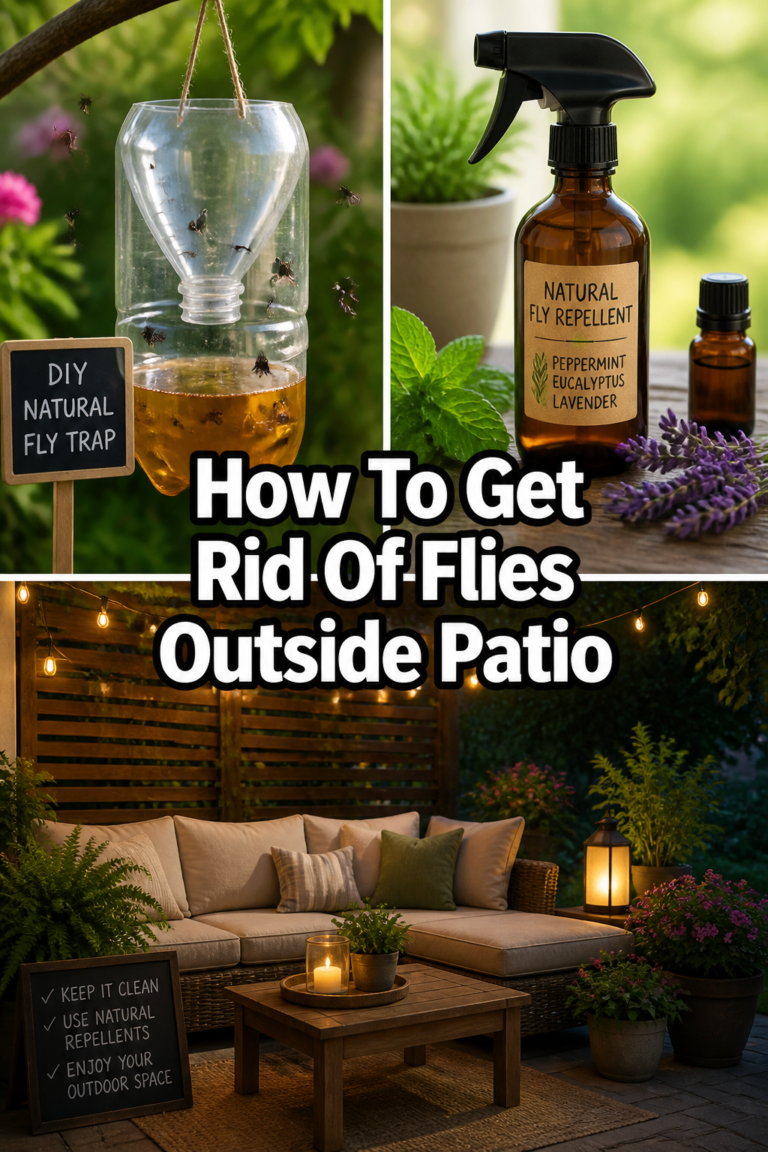 How To Get Rid Of Flies Outside Patio