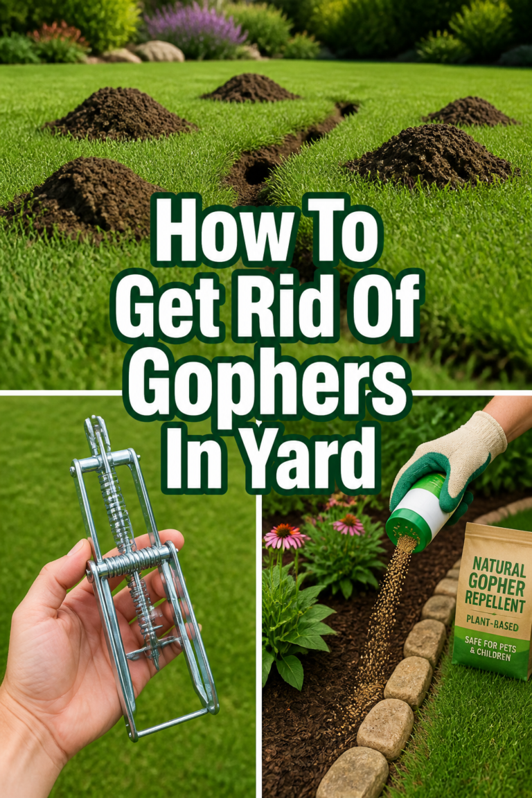 🌱 How To Get Rid Of Gophers In Yard
