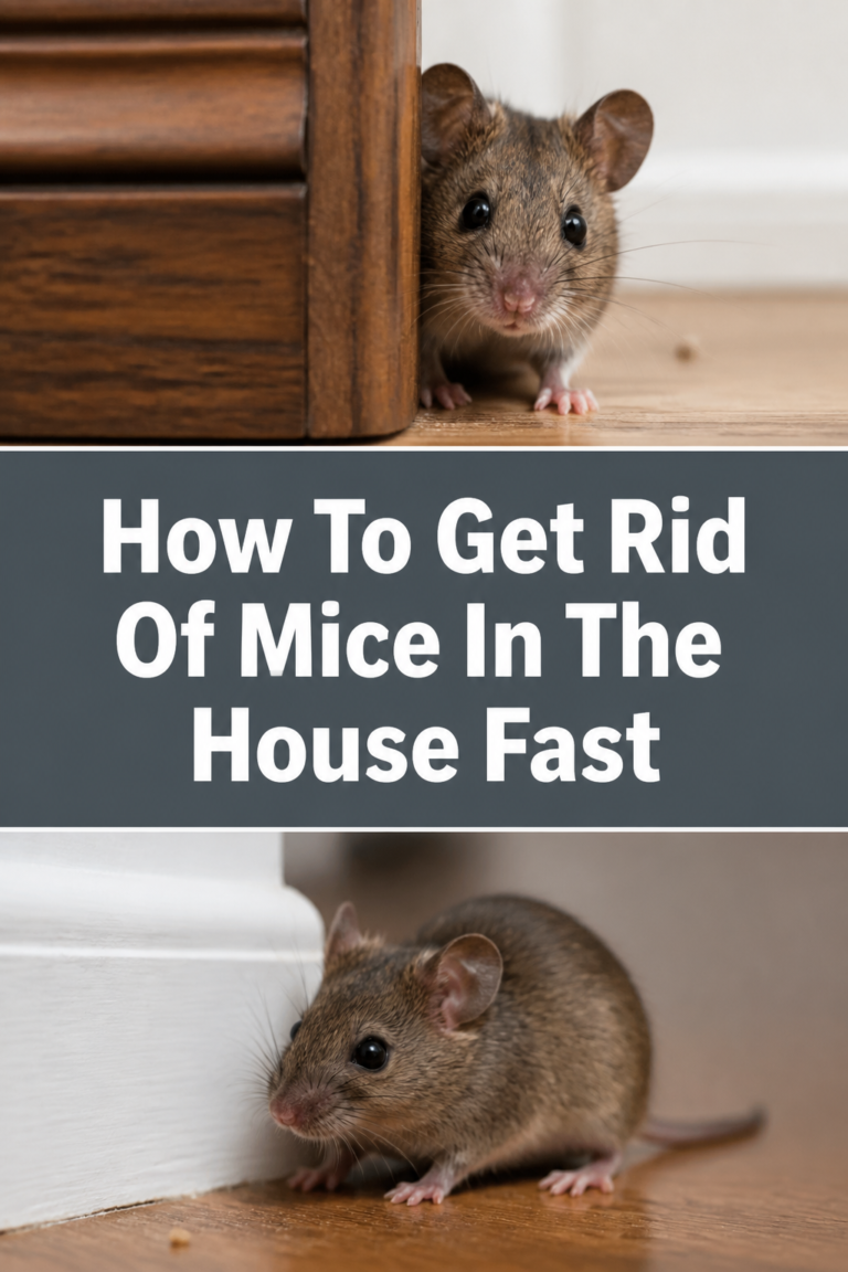 How To Get Rid Of Mice In The House Fast