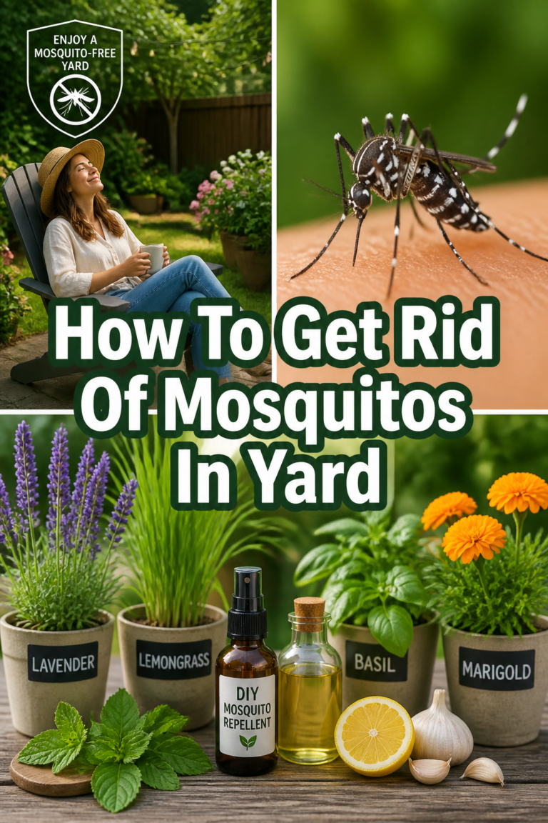 🌿 How To Get Rid Of Mosquitos In Yard