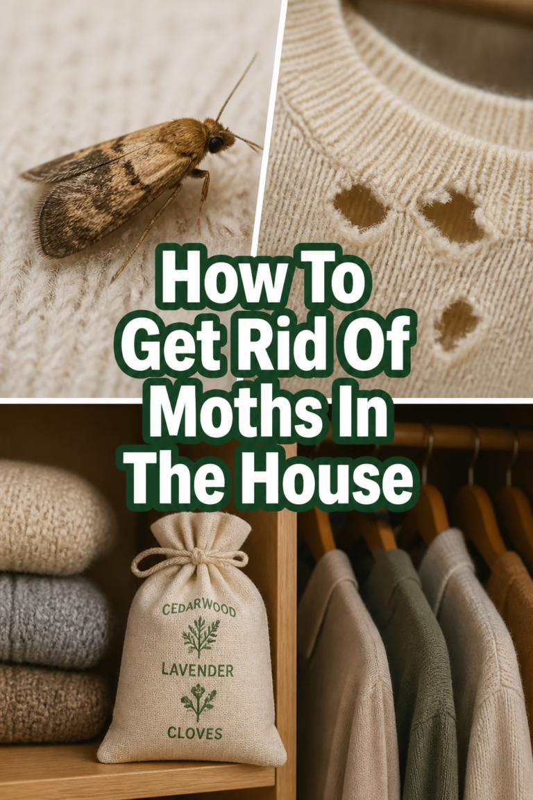 🦋 How To Get Rid Of Moths In The House