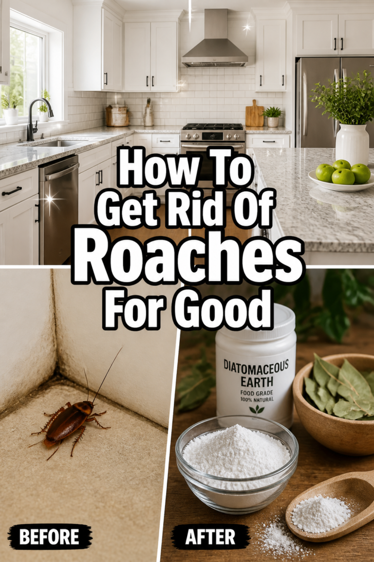 How To Get Rid Of Roaches For Good