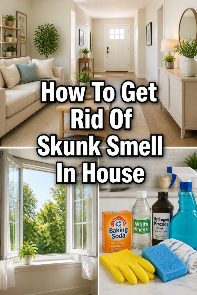 🦨 How To Get Rid Of Skunk Smell In House