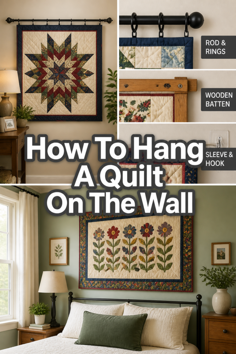 🖼️ How To Hang A Quilt On The Wall
