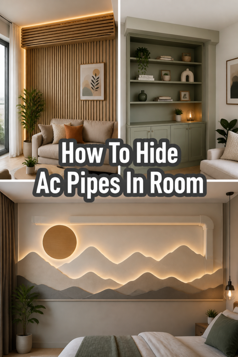 🏡 How To Hide Ac Pipes In Room