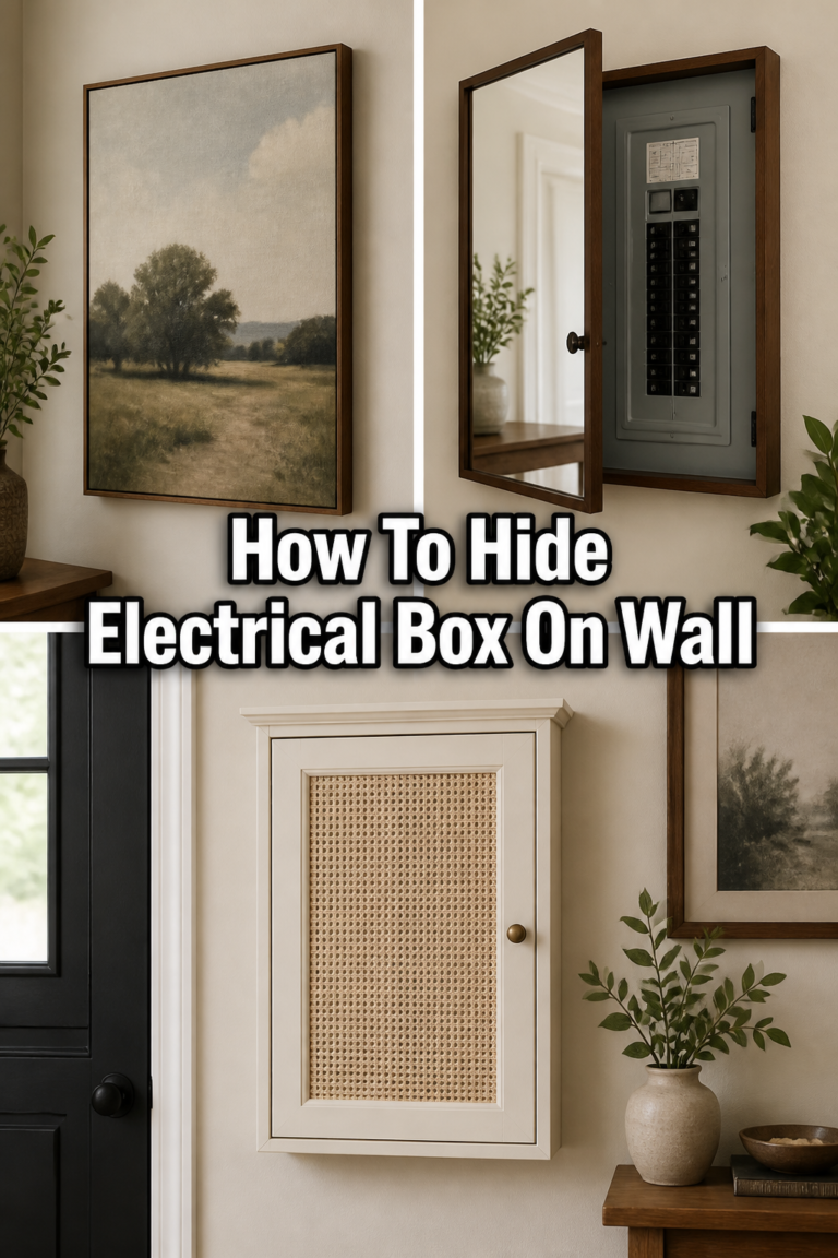 ✨ How To Hide Electrical Box On Wall